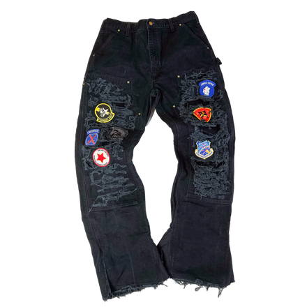 1/1 Custom Distressed Carhartt Double Knees