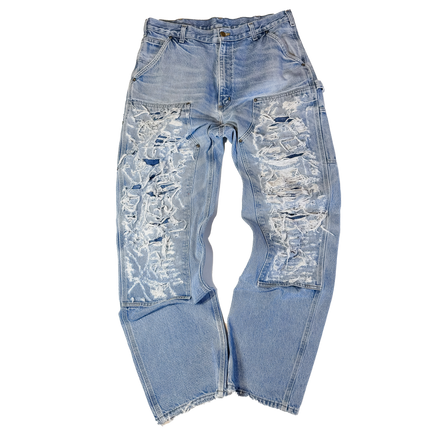 1/1 Custom Distressed Carhartt Denim Double Knees