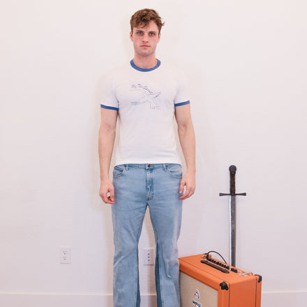 80's By The Spirit Ringer Tee LARGE