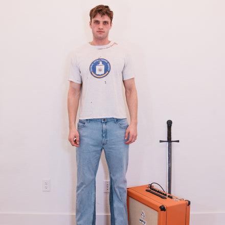 90's CIA Thrashed Tee LARGE