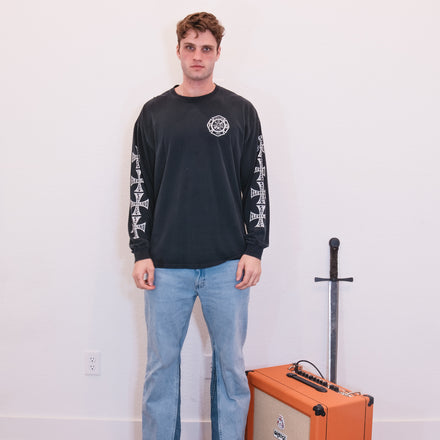 Y2K West Coast Choppers Fire Dept. Boot XL/2XL