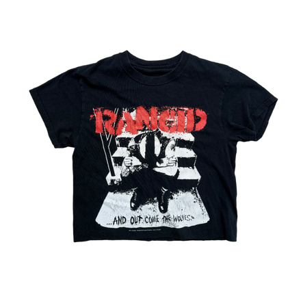 2005 Cropped Rancid Euro Tee SMALL