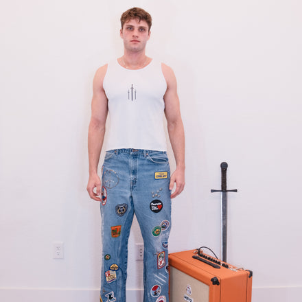 Auspicious Peace Baggy Jeans 34x33