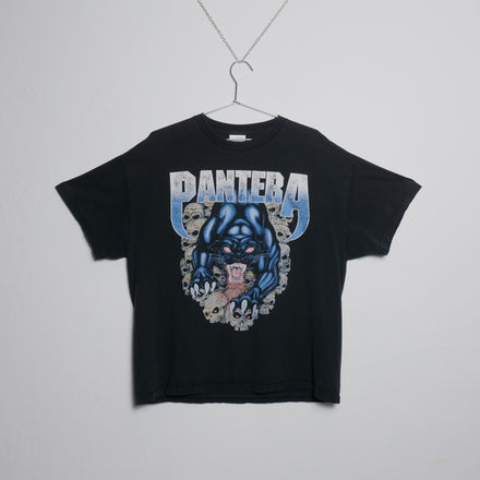 2002 Pantera Black Panther Band Tee